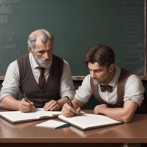 AI generated: Italia roma, inspired by Michelangelo, trending on artstation, sharp focus, school room. Boy taking ...