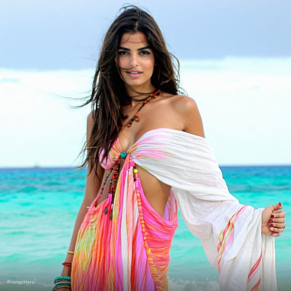 AI generated: indian fansion girl in bikini 