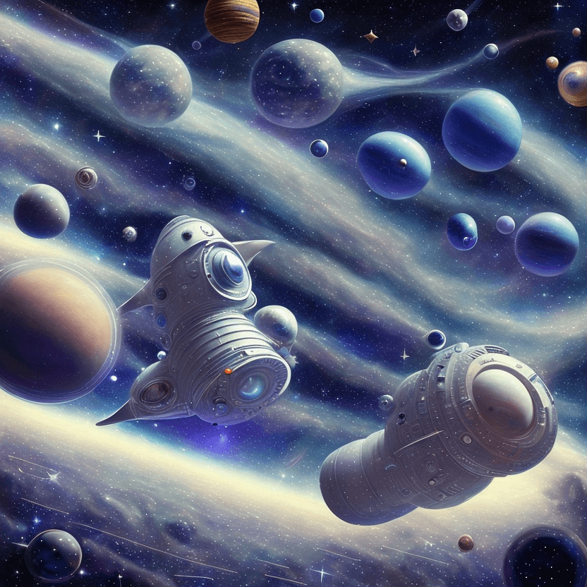 AI generated: high-quality professional photo of an adorable celestial cosmical ASTRO depiction of life in a space...