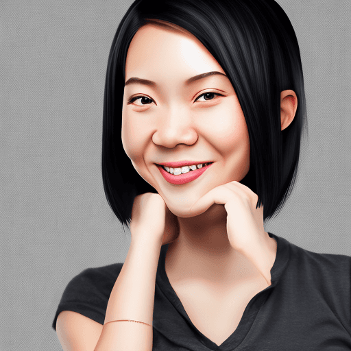 AI generated: Hyper realistic, portrait photo of a girl, white background,, black mid hair cut, 8k, 50mm, f/1. 4, ...
