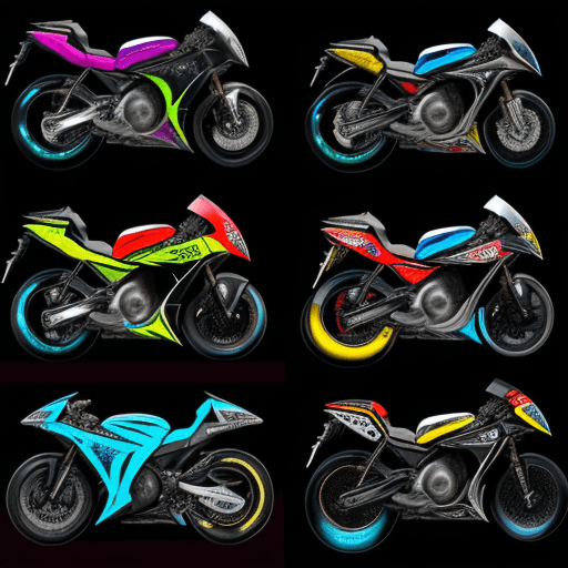 AI generated: {
"prompt": "9 different logos for a motorcycle painting company named MOTORS YC. The logos should b...