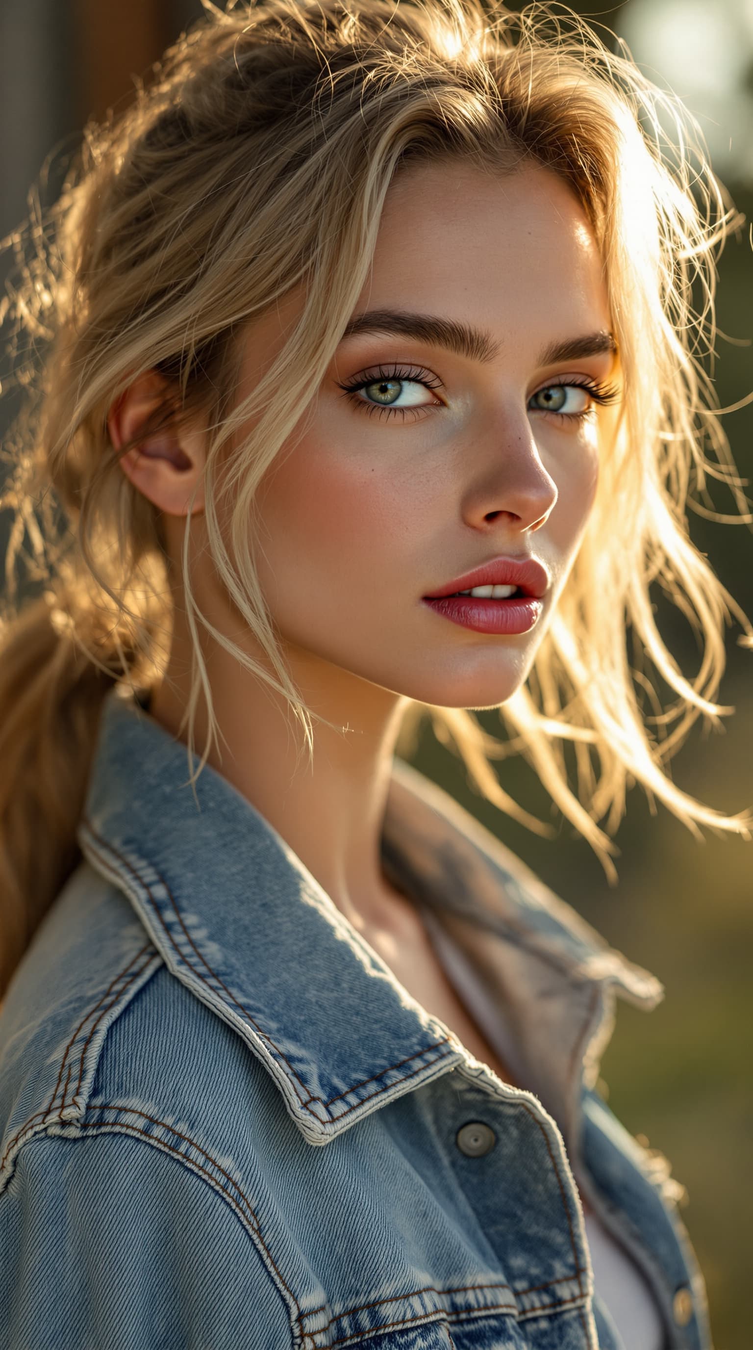 AI generated: "A high-resolution, full-height vertical profile portrait using a Sony A1 camera and 120mm lens capt...
