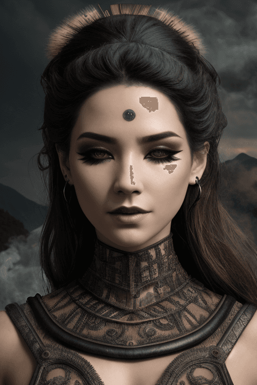 AI generated: (masterpiece:1 0),((Scottish:0.3)),((European:0.5)),((very pale skin:0.5)),((young witch)),practices...