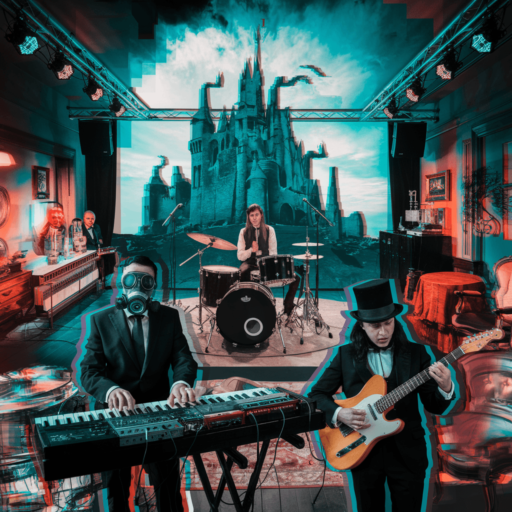 AI generated: experimental, experimental music, experimental video, adams family media, gothic art, strange, weird...