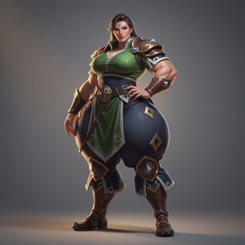 AI generated: a big dick futa with wide hips and large bottom
