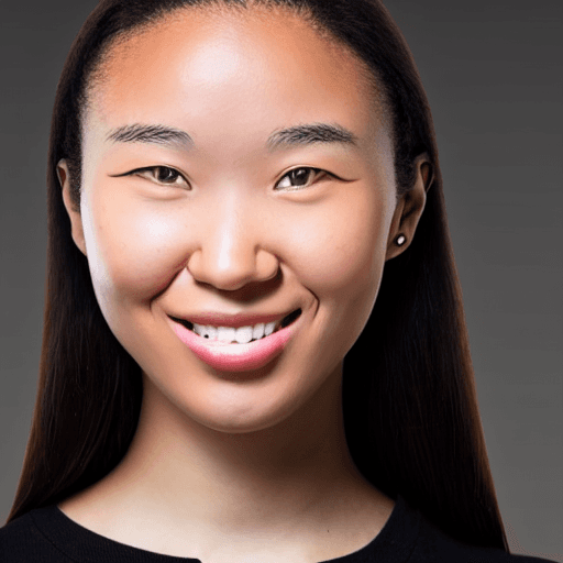AI generated: bitcoin ambassador Portrait young woman 