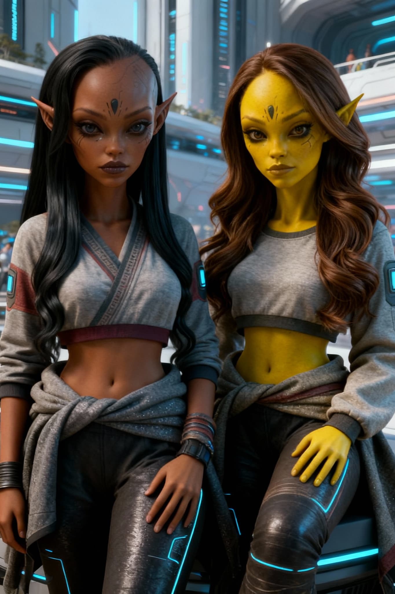 AI generated: Character green and character brown. Two best friends hanging out together. Join these two character...
