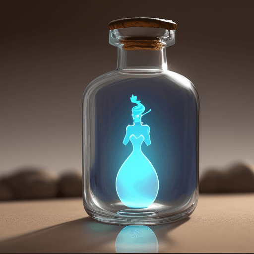 AI generated: Genie in a bottle