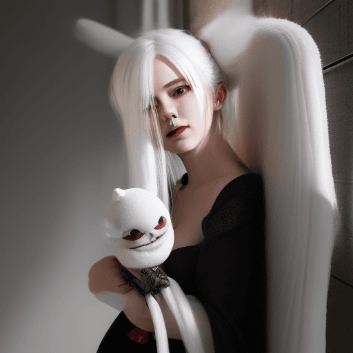 AI generated: eminence in shadow cute waifus