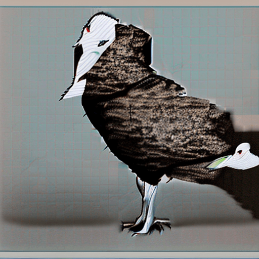 AI generated: bird, udder