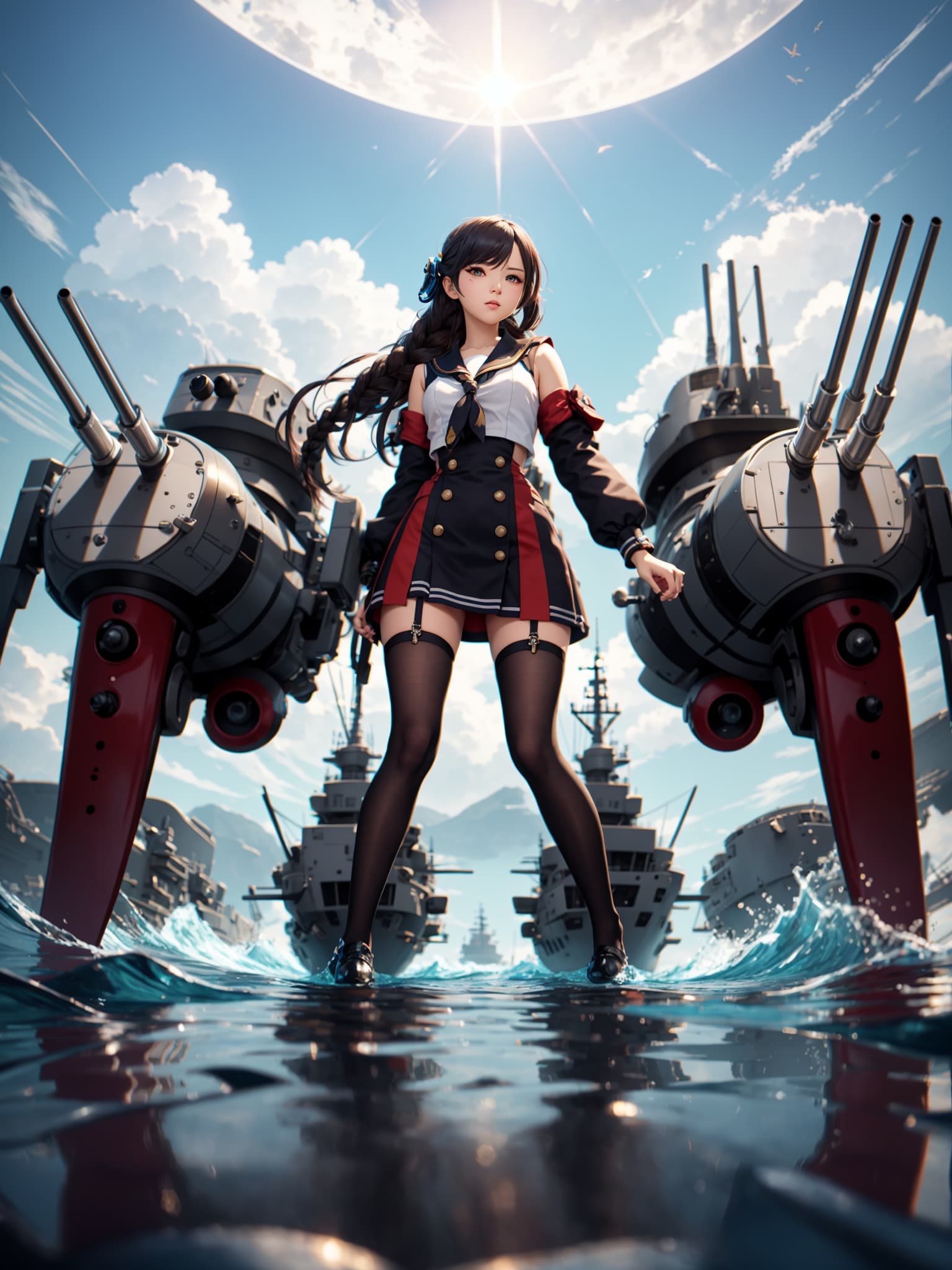 AI generated: splash art, 100mm shot, centered, full body, cinematic shot, perfect angle, character design, profes...