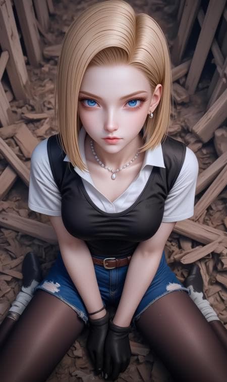 Android 18 -Dragon Ball FLUX.1 - Image 2
