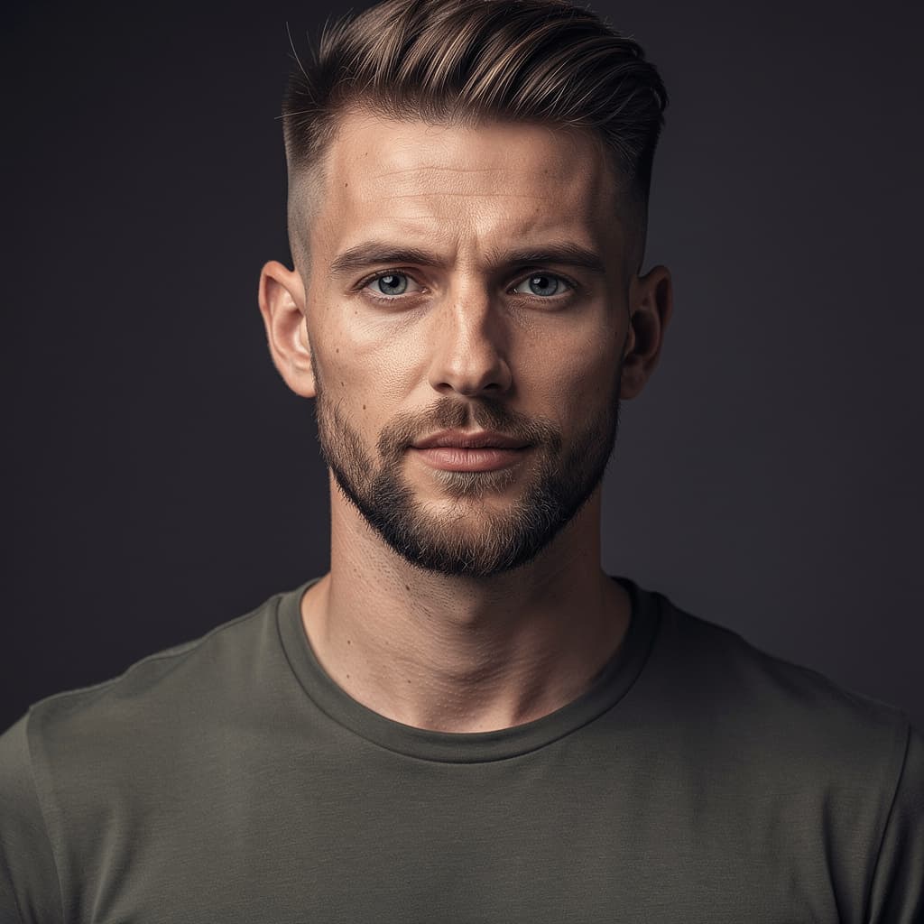 AI generated: Ultra-realistic creative digital avatar of a 28-year-old man, light yellow-white skin tone, athletic...