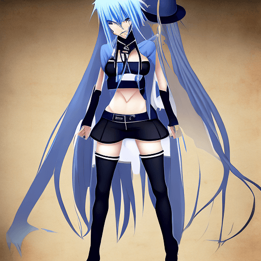 AI generated: Esdeath, Jack- o pose
