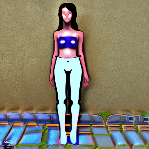AI generated: gape01, a photo of petite, slender, skinny ((slim hips)), (((25 year old woman))),  ((((naked)))), (...