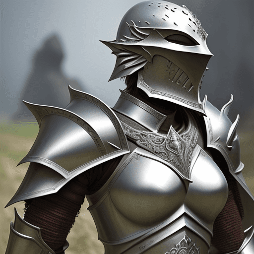 AI generated: stone armor fantasy , extremly realistic