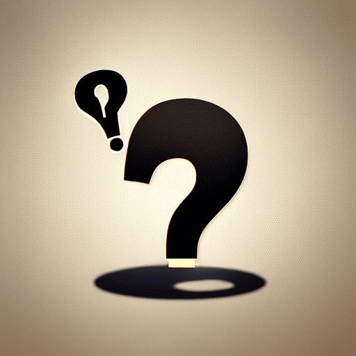 AI generated: a question mark logo