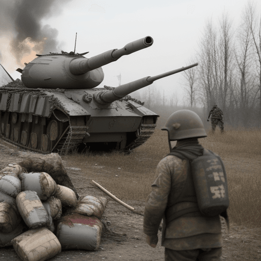 AI generated: the war in Ukraine