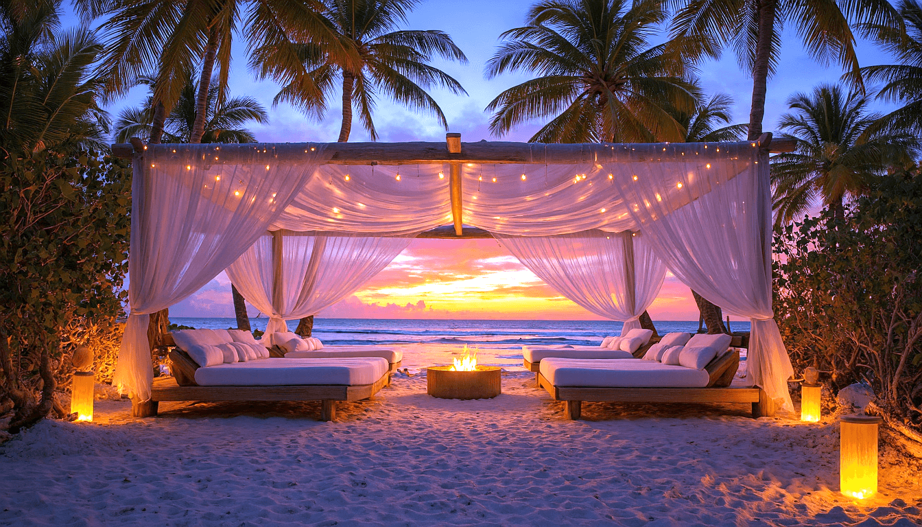 AI generated: A pristine coastal scene bathed in radiant daylight, where the sun shines high in a clear blue sky, ...