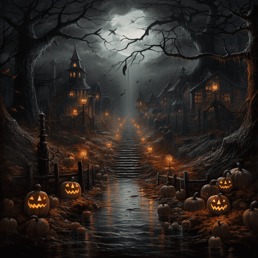 AI generated: halloween