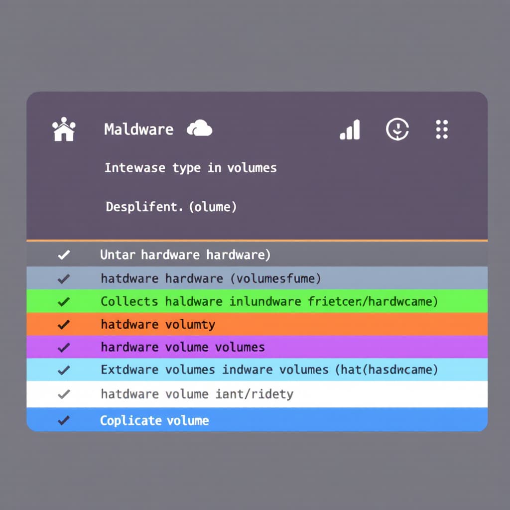 AI generated: me Collect and create all external hardware volumes on a single page