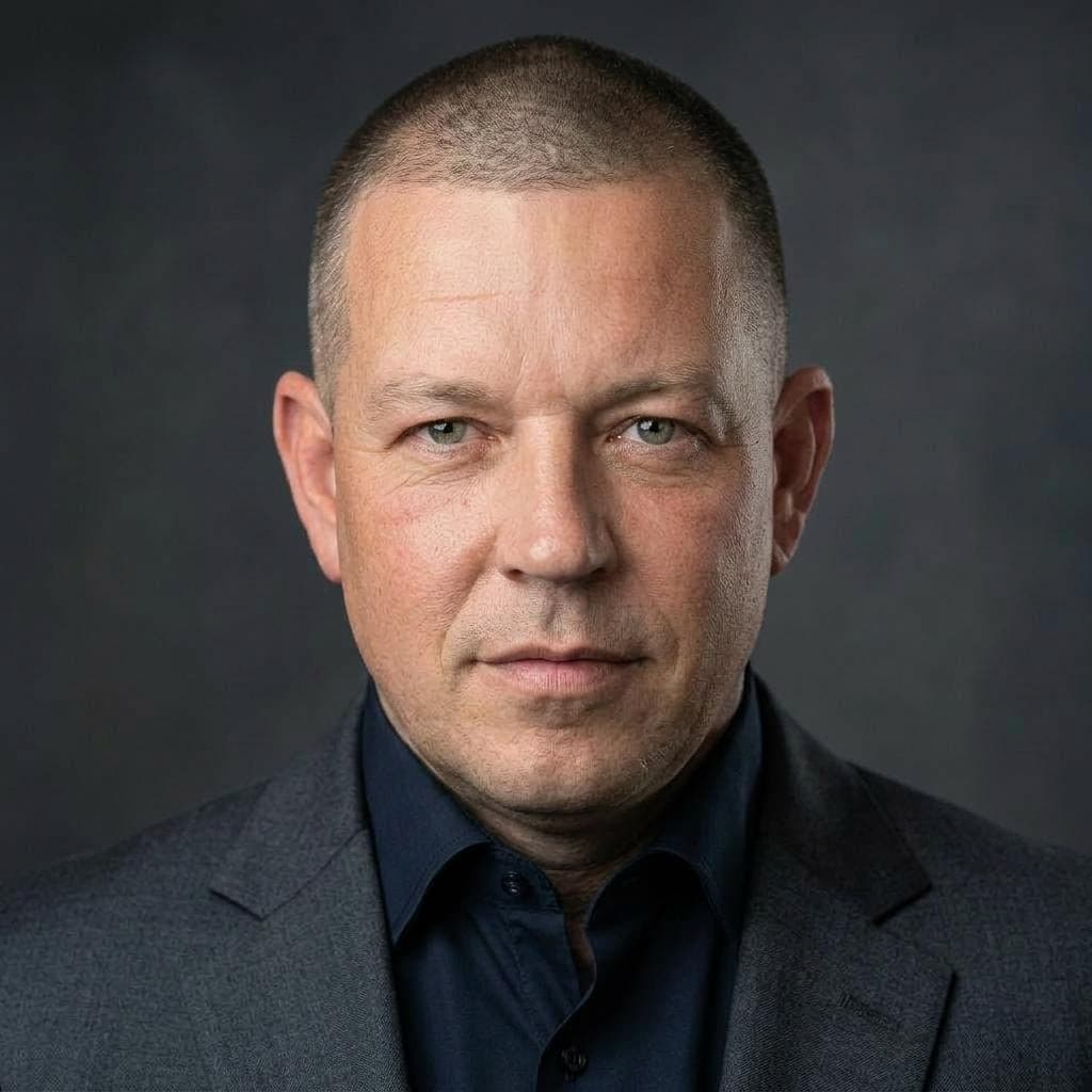 AI generated: Use this updated prompt:

> Take this photo and turn it into a professional LinkedIn headshot.  
>  ...