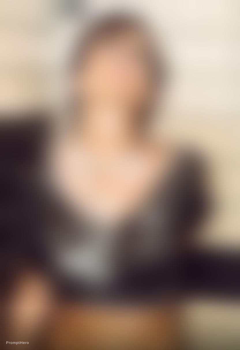AI generated: The image shows an adult woman in a tiled shower area. She is wet and covered with soap suds across ...