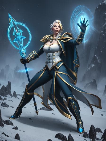 Jaina Proudmoore (World of Warcraft) NoobAI-XL (Epsilon / V-PRED) / PonyXL / SD1.5