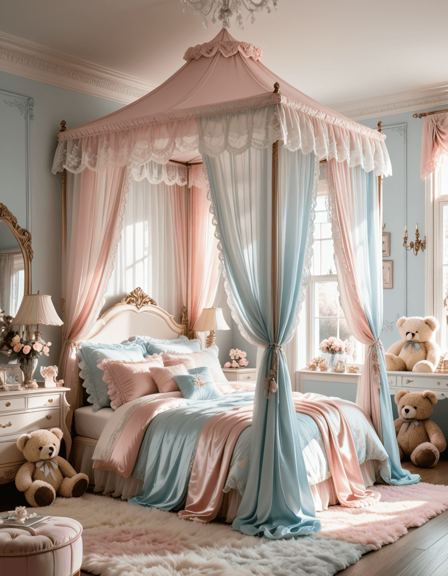 cozy feminine bedroom pony - Image 1