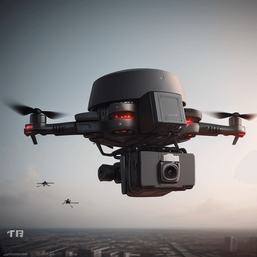 AI generated: Drone, ukraine, freedom artwork. cinematic, hyper realism, high detail, octane render, 8k