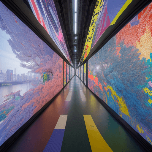 AI generated: photo, student in tokyo, wide fov, wide field of view, wide angle, hyper maximalist, bright saturate...