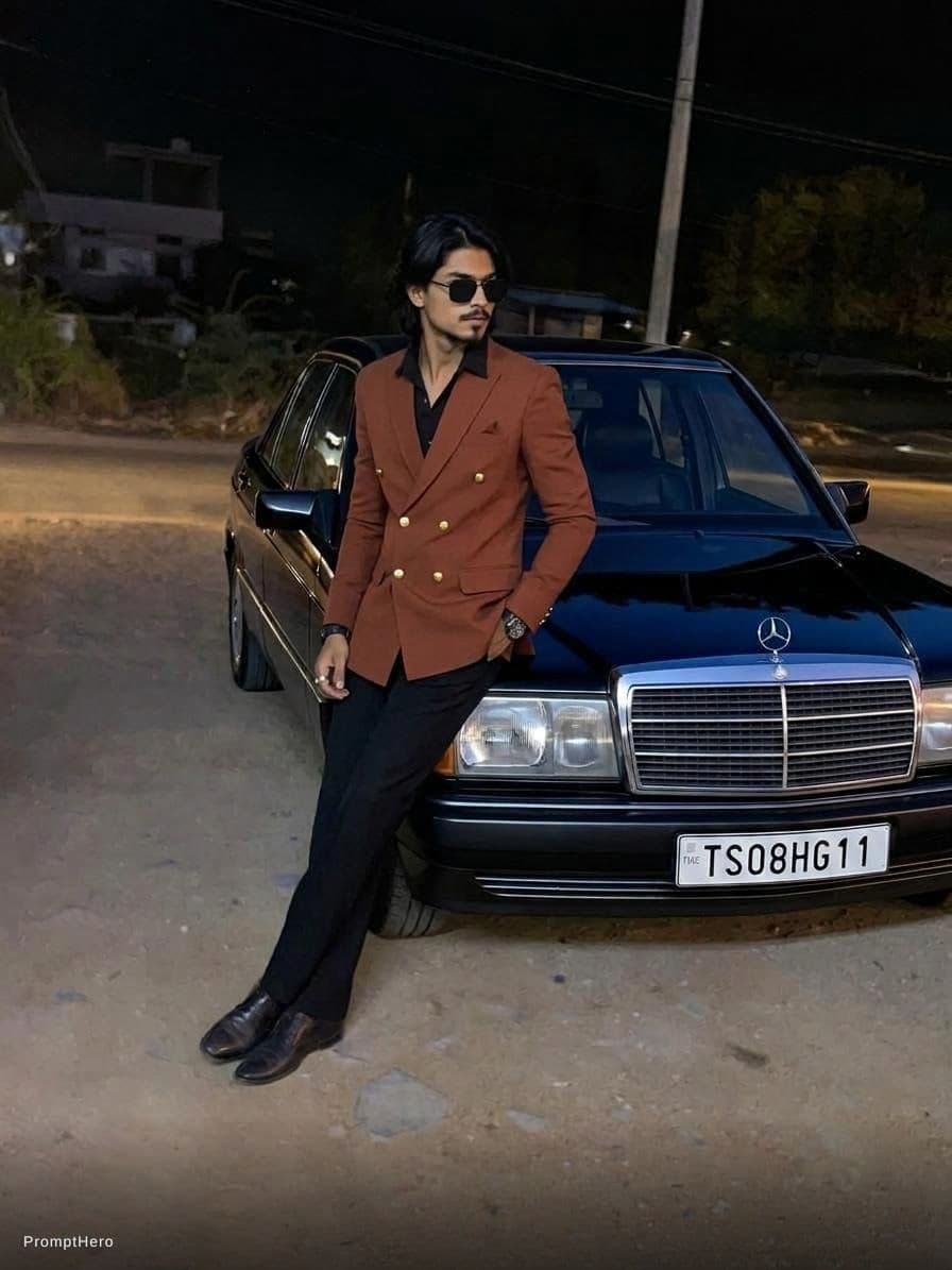 AI generated: Replace the cloths given in the pic with vintage look