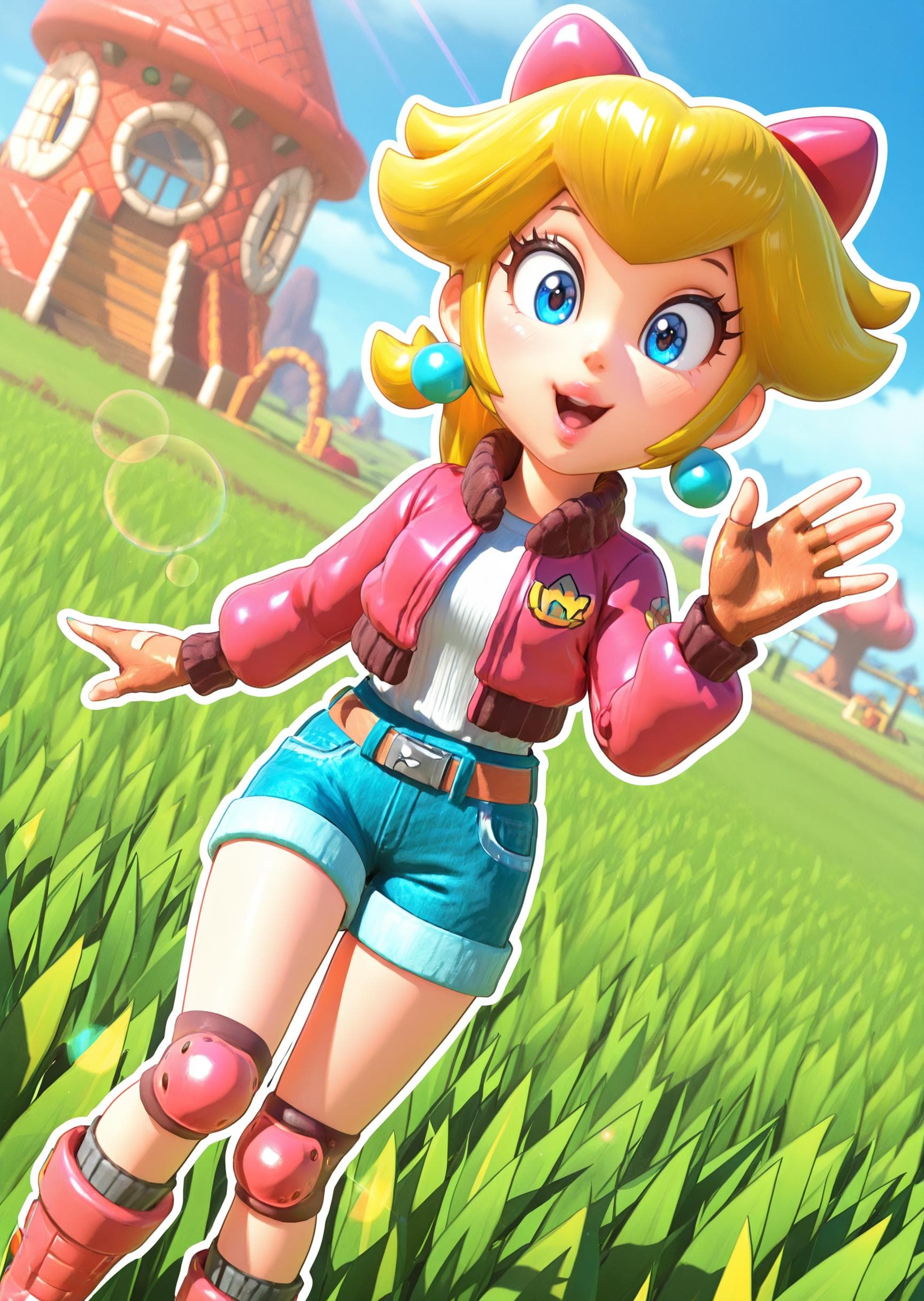 Princess Peach - Mario Kart World | Illustrious