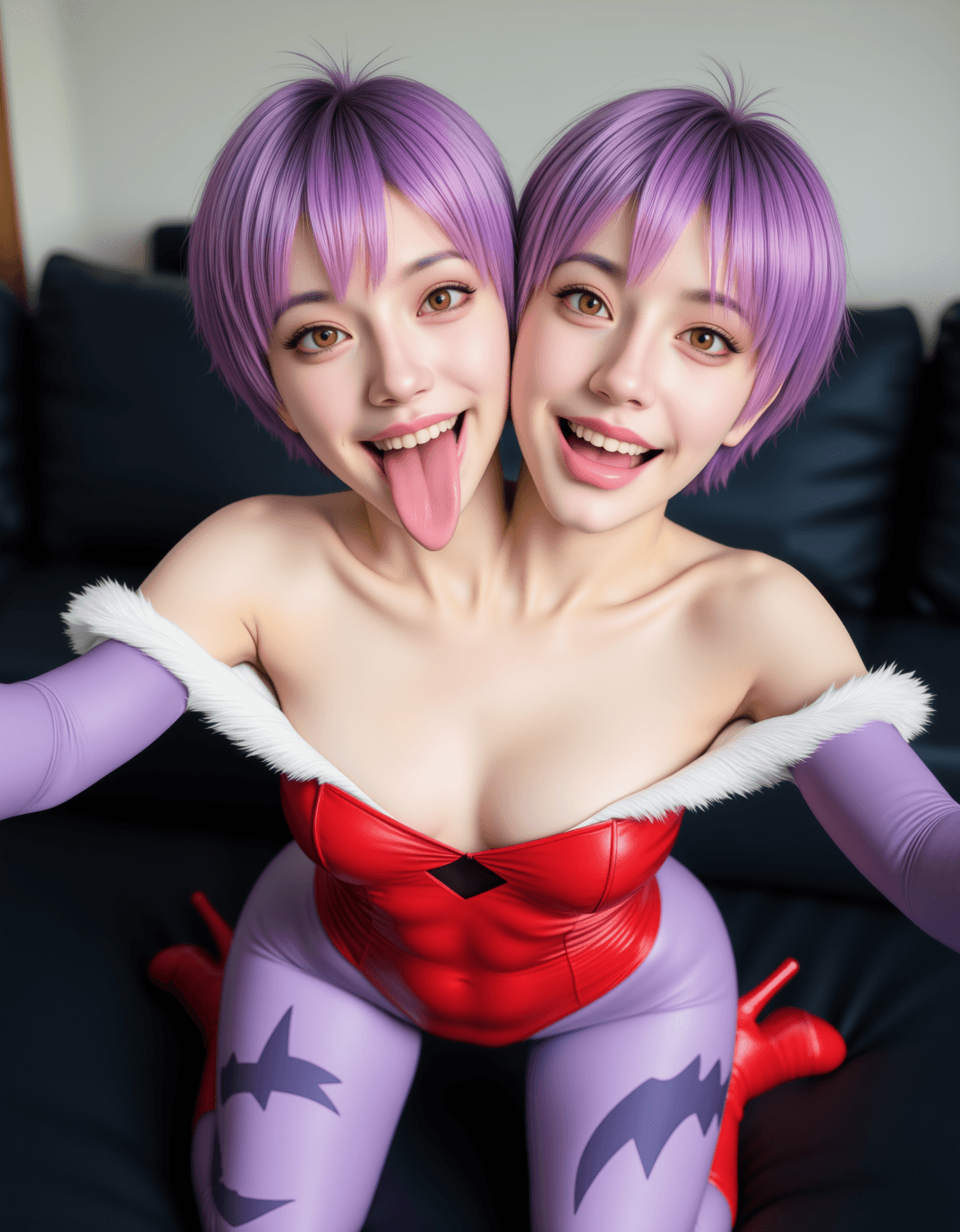 Two heads (conjoined twins)