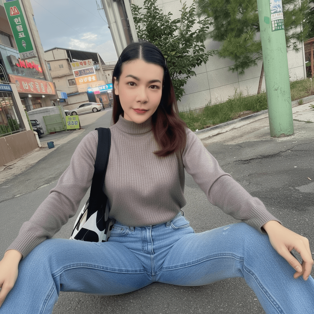 AI generated: Do not change her facial expression or features. Maintain her exact resemblance to the original phot...