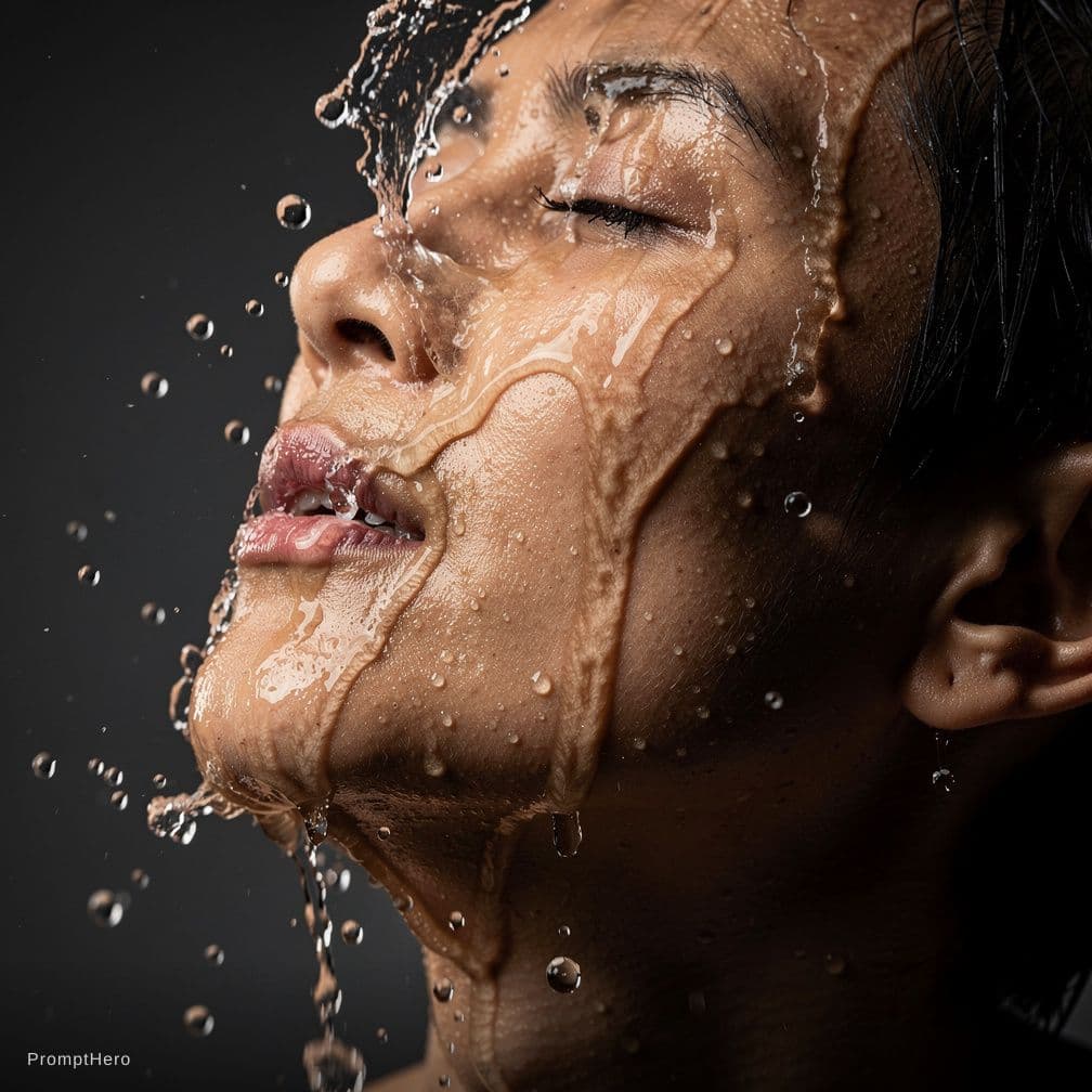 AI generated: porn, facial, bukkake, semen, sperm, cumshot,
 cum, cum on face,