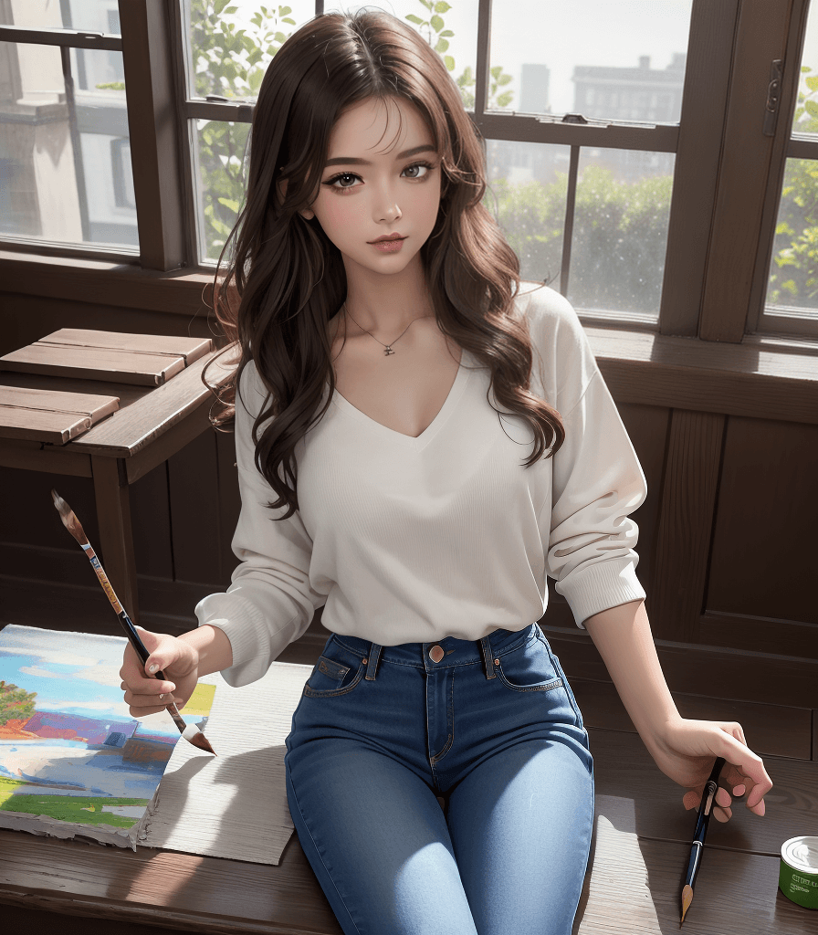 AI generated: ((masterpiece)), (best quality:1.5), detailed image, intricately detailed, 64k, 1girl, best girl hai...