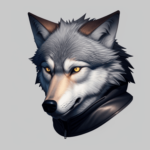 AI generated: Wolf gopnik, 8k