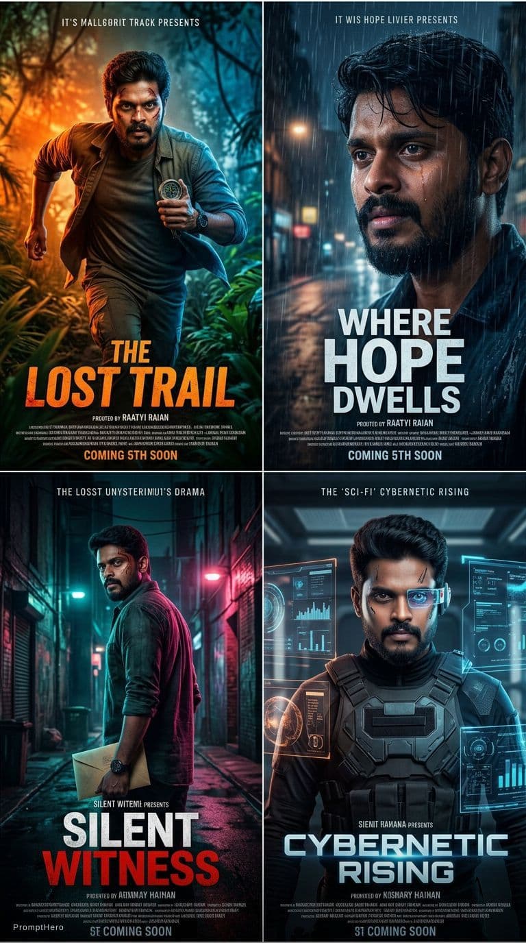 AI generated: Generate eye-catching movie posters to share on social platforms, profiles, or campaigns and stand o...
