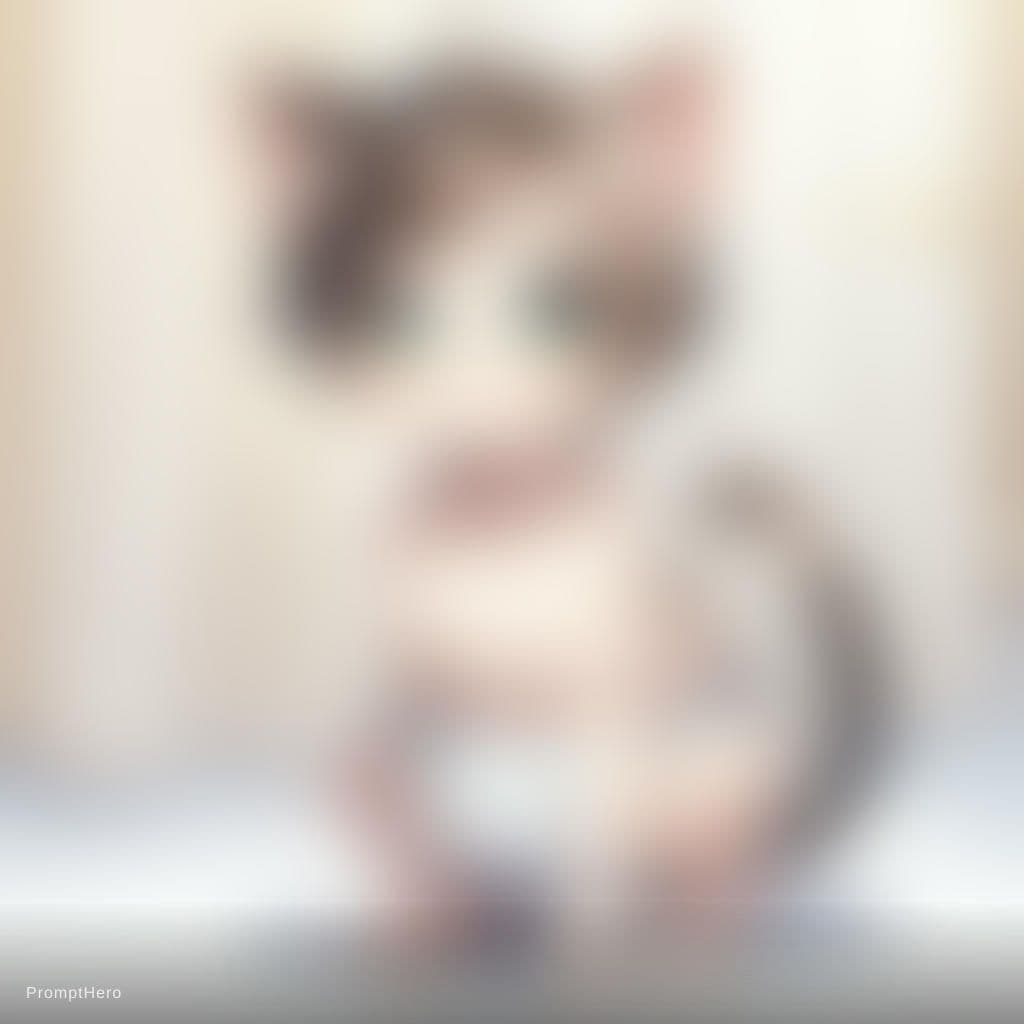AI generated: Cute catboy wearing a diaper, white_diaper, cat_boy, short_hair, 4k, anime