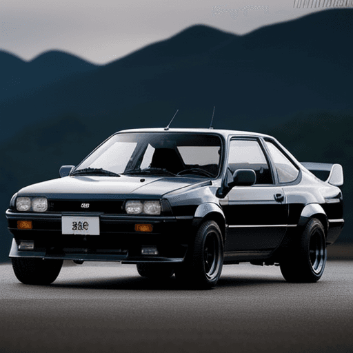 AI generated: AE86 , panda trueno 
.