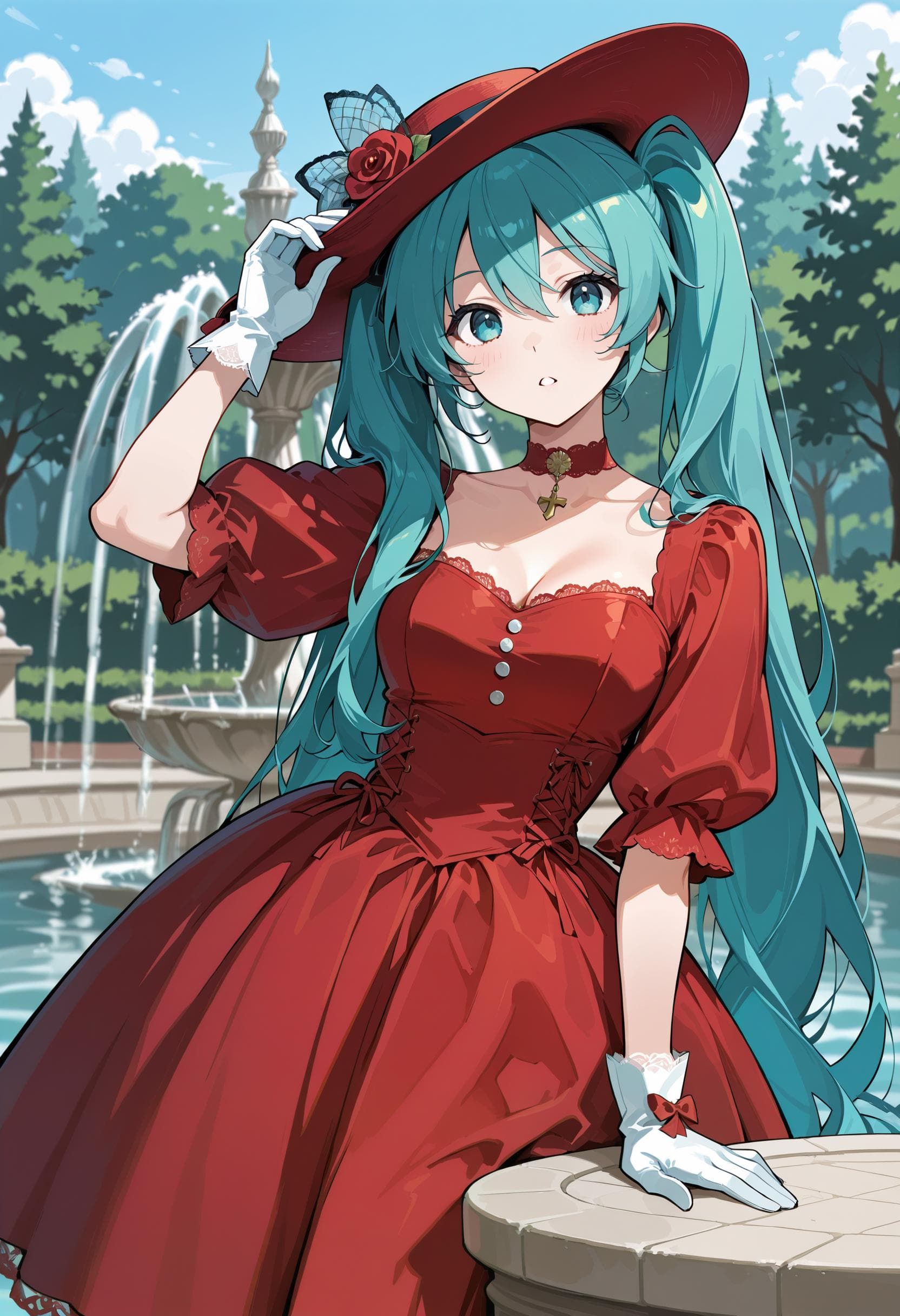 The Mysterious Rose Dress - Image 1