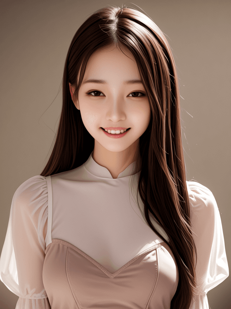 Cheerful Hafu Mix - Realistic - Image 1