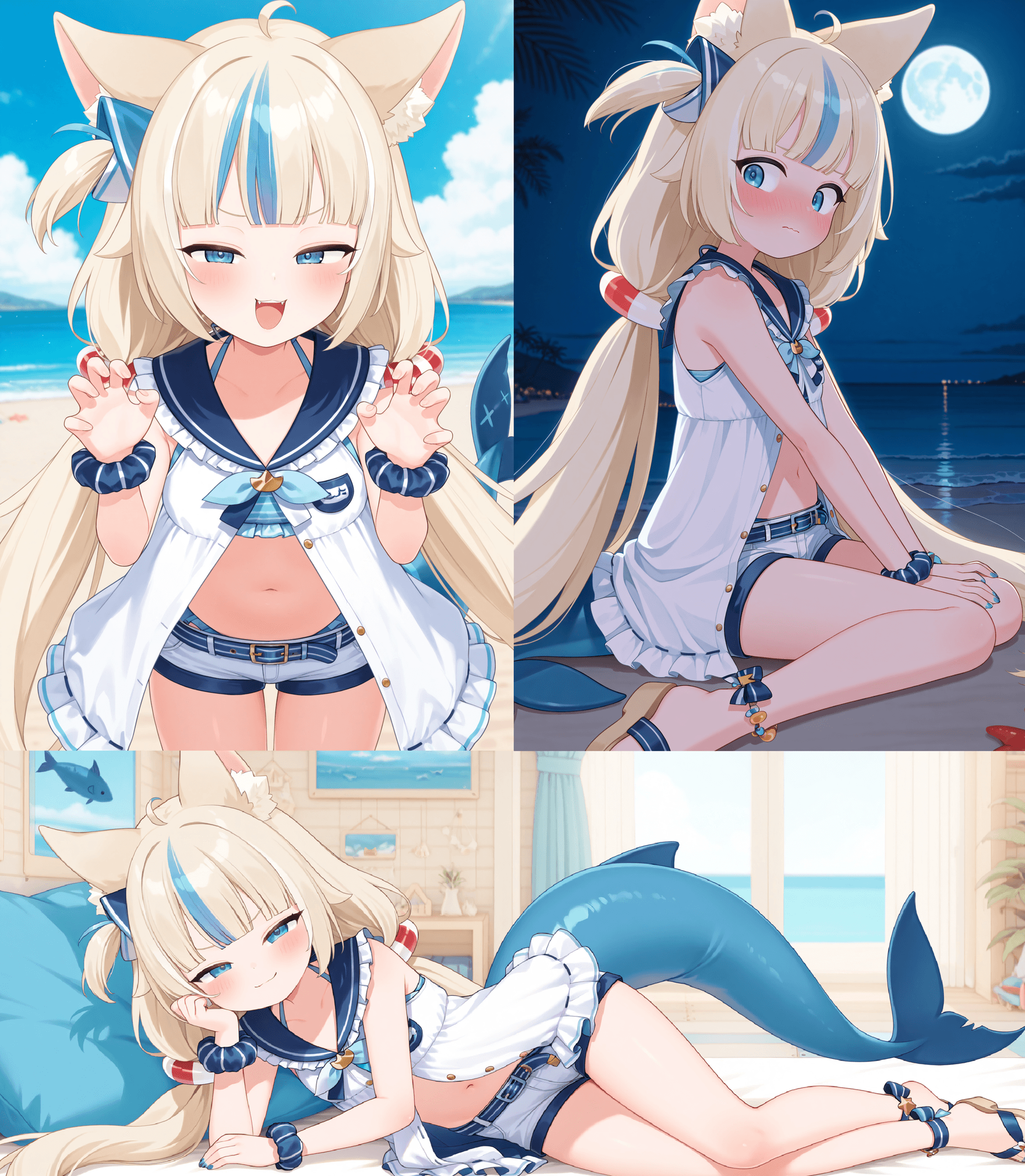 Sameko Saba V2 I Indie Vtuber I IllustriousXL and NoobAI - Image 1
