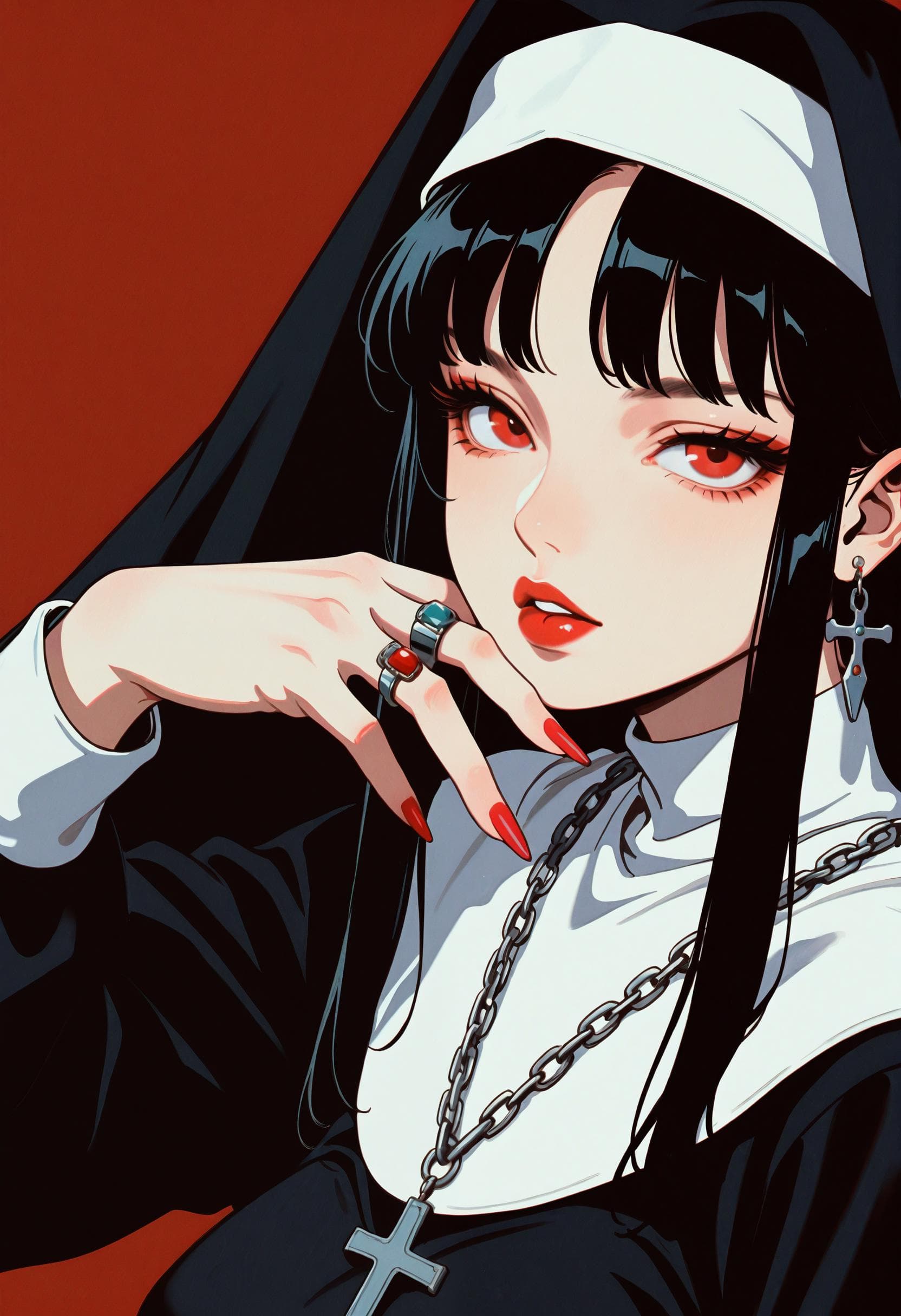 90's Retro | Illustrious | NoobAI Style Lora - Image 3