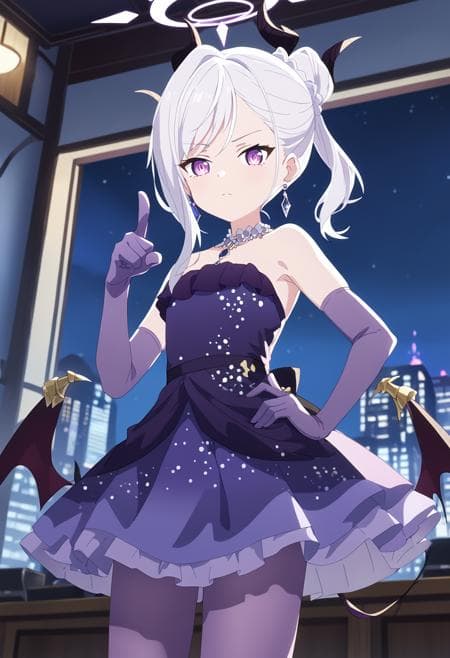 Sorasaki Hina: Dress | Blue Archive | Character | Lora | PonyXL | Anime Style - Image 1