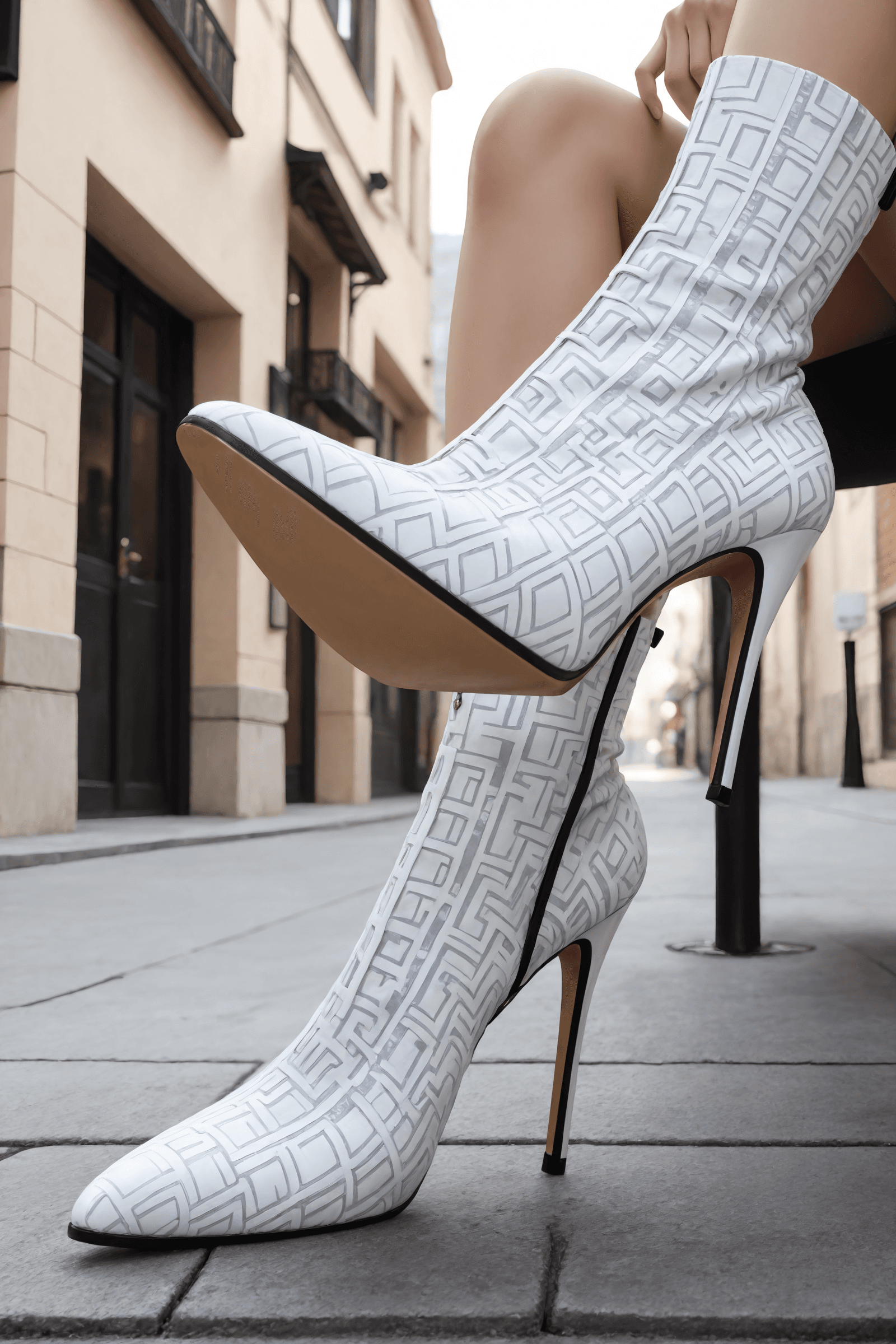 AntiGravity Fortress 凌虚堡垒 - Ankle Boots Illustrious Collection - Image 2