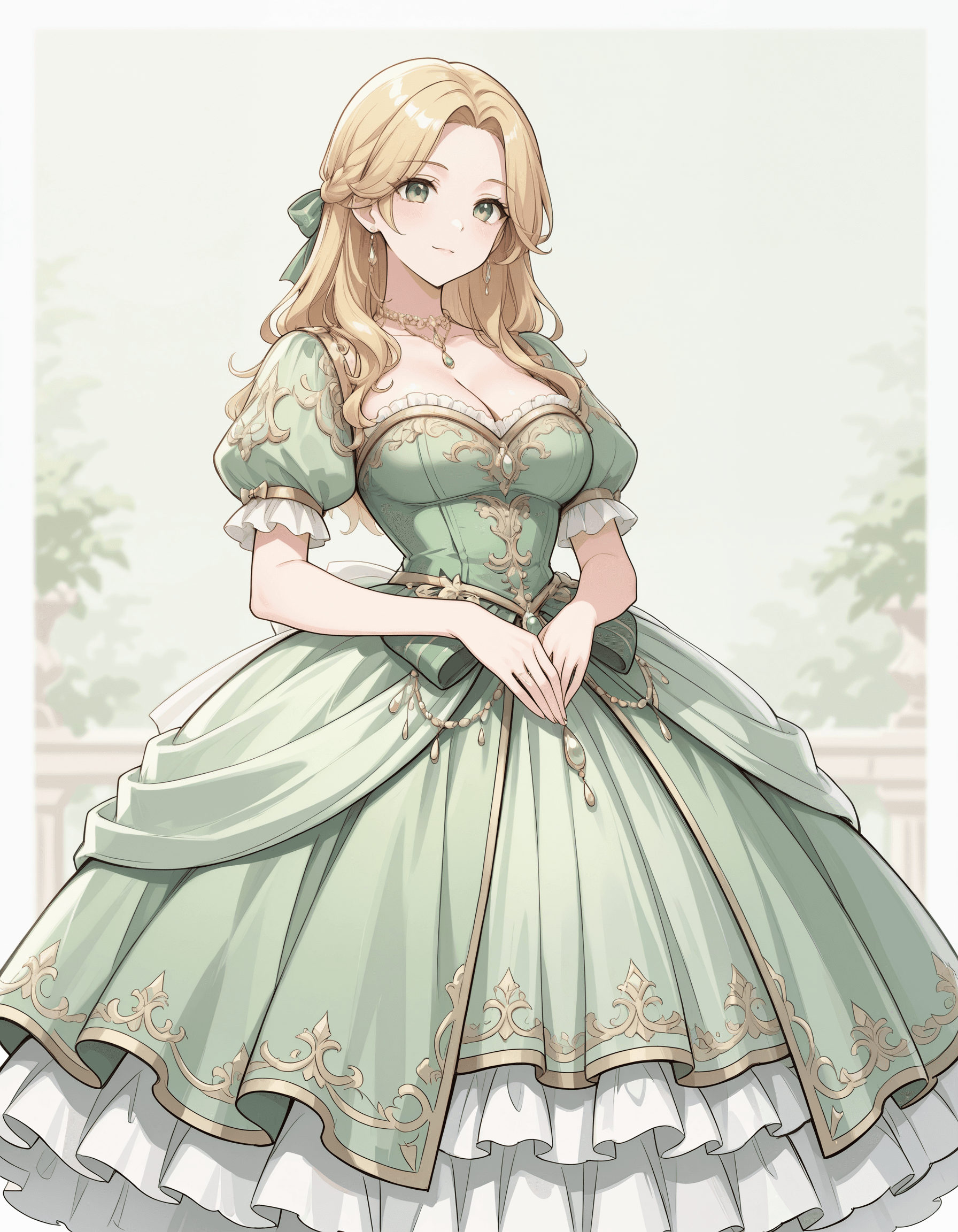 Emerald Court Gown - Image 5