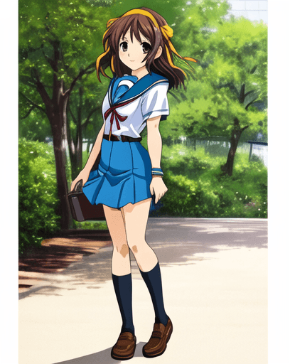 Haruhi Suzumiya LoRA - Image 2