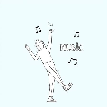 TRANCE|Simple line flat character - Image 5